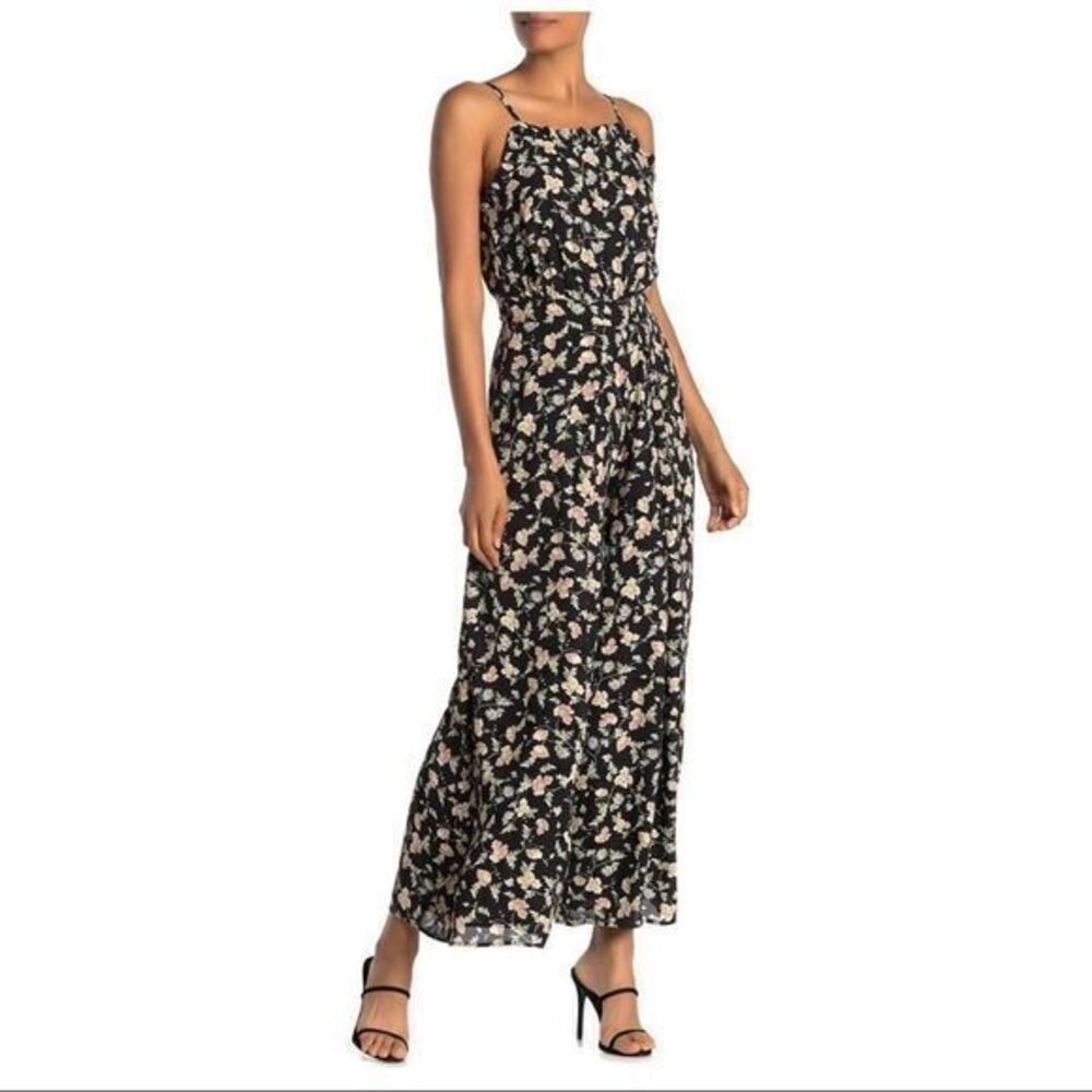 CeCe by Cynthia Steffe floral ruffle jumpsuit NWT